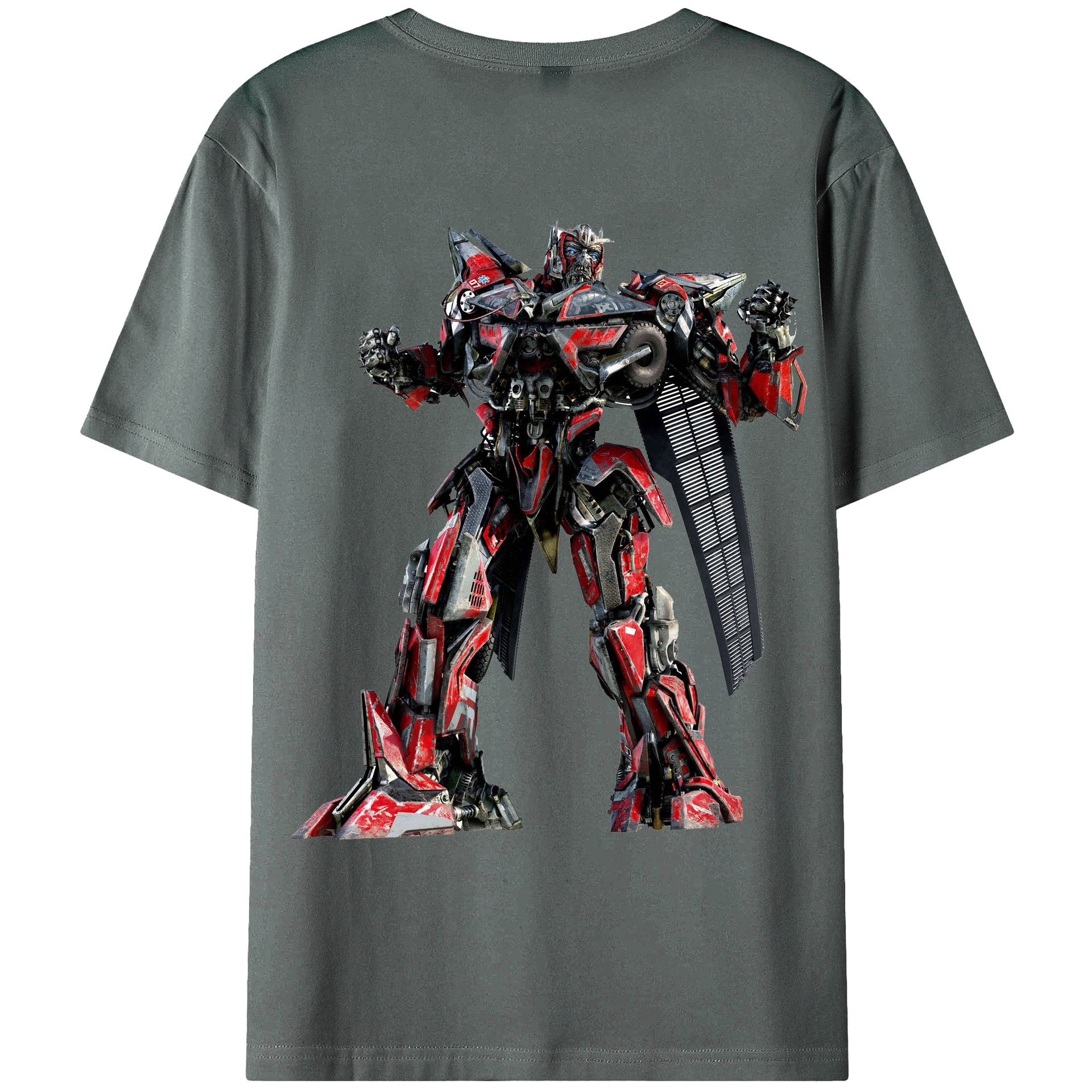 （画像用）  綿100％ メンズ半袖Tシャツ（バックプリント） 通気性